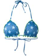 Mc2 Saint Barth - Sagittarius Bikini Top - Women - Polyimide - L, Blue, Polyimide