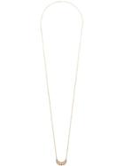 Noor Fares Crescent Pendant Necklace - Metallic