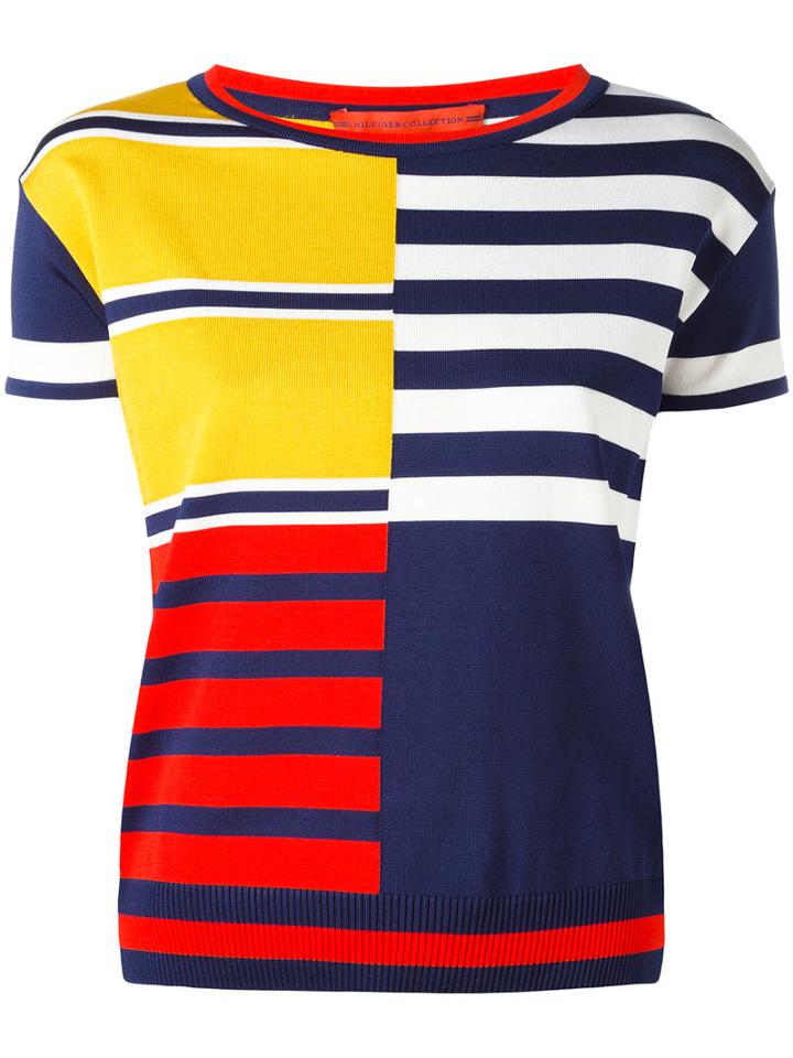 Hilfiger Collection Color Block Stripe Jumper, Women's, Size: Medium, Polyamide/spandex/elastane/viscose