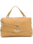 Zanellato Textured Cross Body Bag, Women's, Nude/neutrals