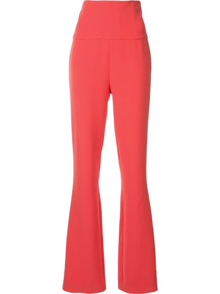 Semsem High Waisted Flared Trousers