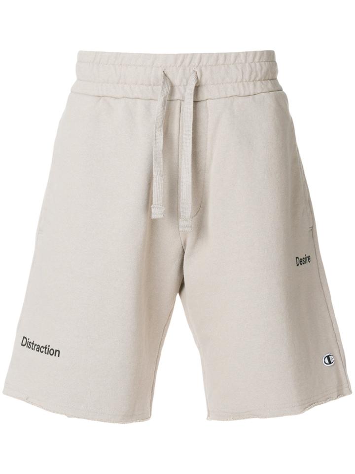 Champion X Wood Wood Track Shorts - Nude & Neutrals