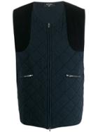 N.peal 007 Diamond Padded Waistcoat - Blue