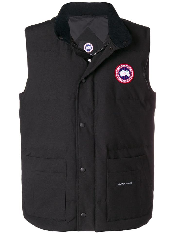 Canada Goose Logo Patch Vest - Black