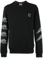 Plein Sport - Sleeve Print Sweatshirt - Men - Cotton - Xl, Black