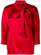 Gianluca Capannolo Bow Tie Blouse - Red