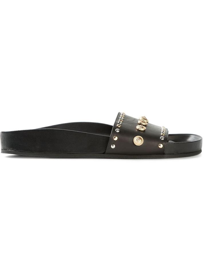 Fausto Puglisi Studded Slippers