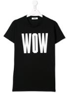 Msgm Kids Teen Wow T-shirt - Black