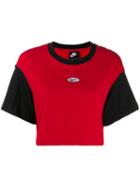 Nike Cropped Logo T-shirt - Red