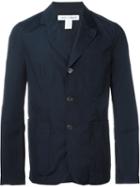 Comme Des Garçons Shirt Three Button Blazer, Men's, Size: S, Blue, Cotton