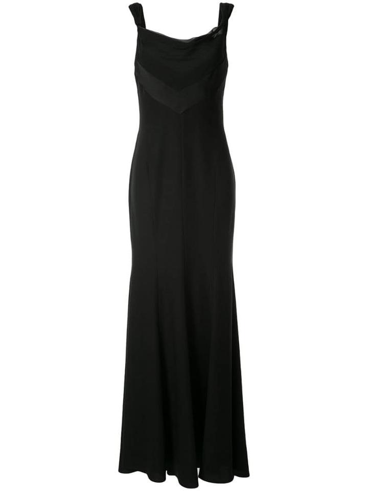 Diane Von Furstenberg Fitted Evening Gown - Black