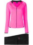 Ea7 Emporio Armani Hoodie & Track Pants Set - Pink & Purple