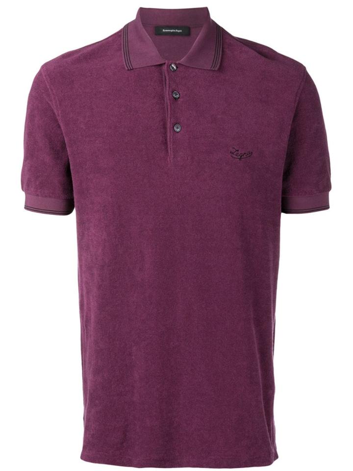 Ermenegildo Zegna Mm Polo Shirt - Purple