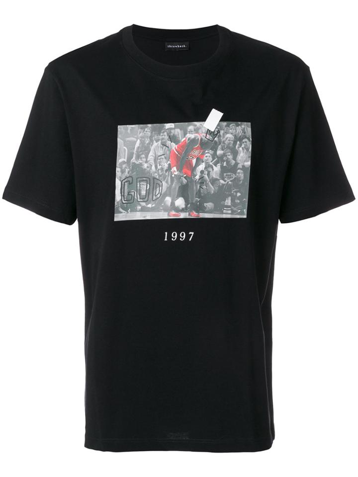 Throw Back Flu Game T-shirt - Black