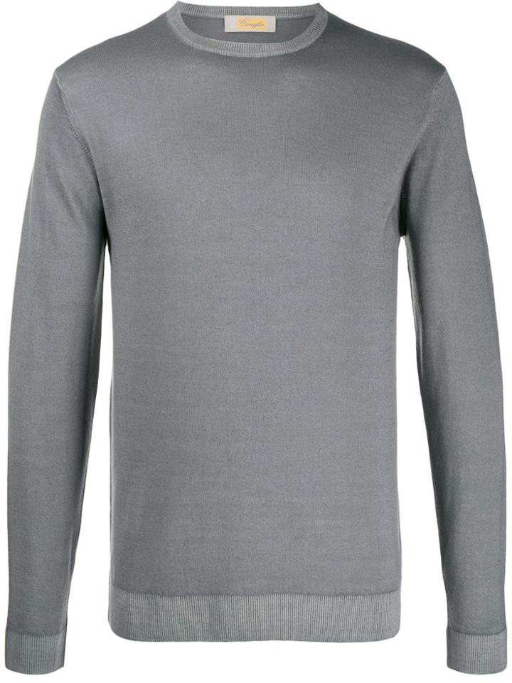 Entre Amis Knitted Top - Grey