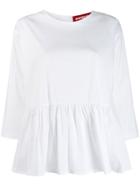 Guardaroba Loose Babydoll Blouse - White