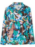 Kenzo Tiger Print Anorak - Multicolour