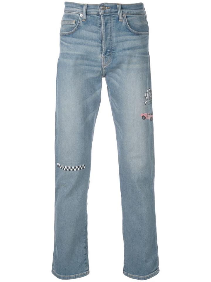 Lost Daze Straight Fit Jeans - Blue