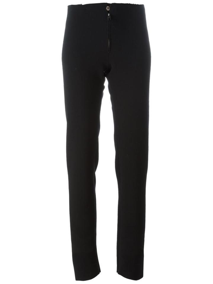 Ma+ Raw Edge Slim-fit Trousers
