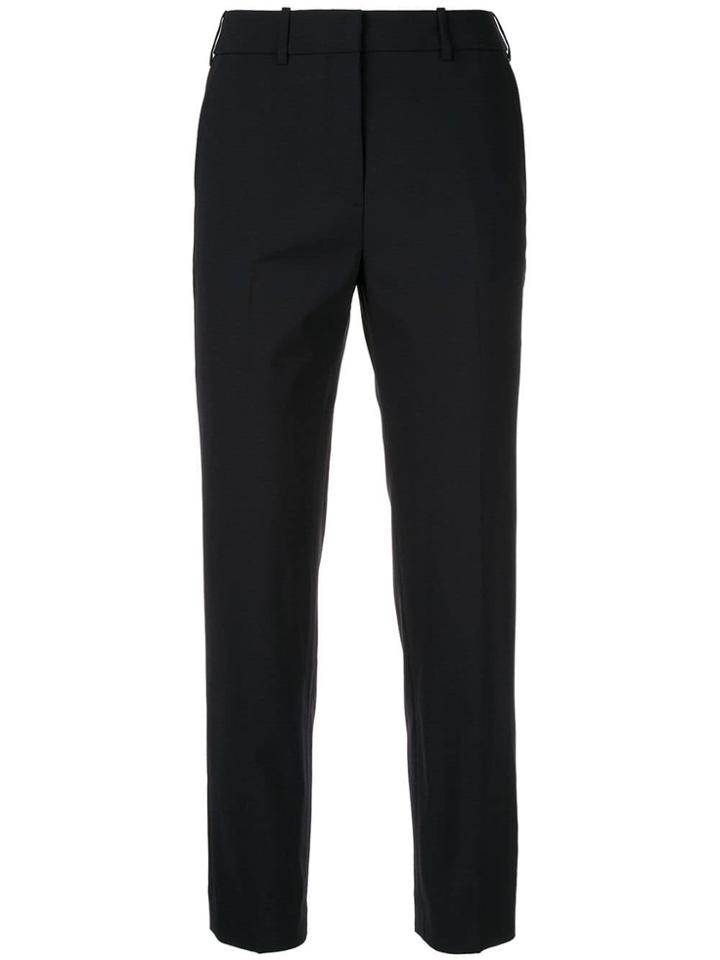 Des Prés Cropped Tapered Trousers - Black