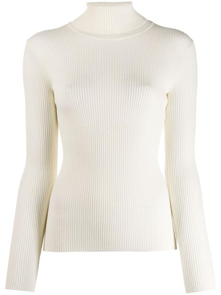 Paule Ka Ribbed Roll Neck Jumper - Neutrals