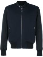 Lanvin - Two-tone Bomber Jacket - Men - Cotton/polyamide/polyester/virgin Wool - 54, Blue, Cotton/polyamide/polyester/virgin Wool