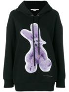 Stella Mccartney Bunny Print Hoodie - Black