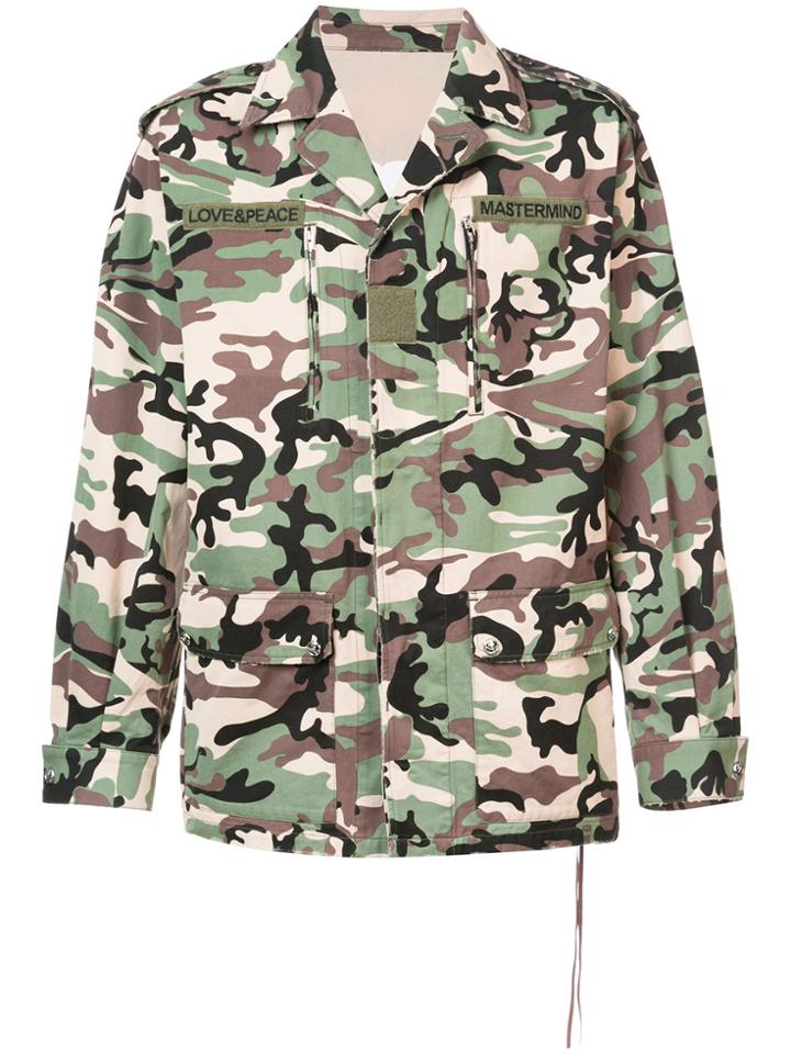 Mastermind Japan Camouflage Print Jacket - Green