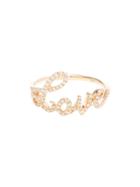 Rosa De La Cruz Diamond Love Ring - White