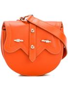 Okhtein - Dome Belt Bag - Women - Leather - One Size, Yellow/orange, Leather
