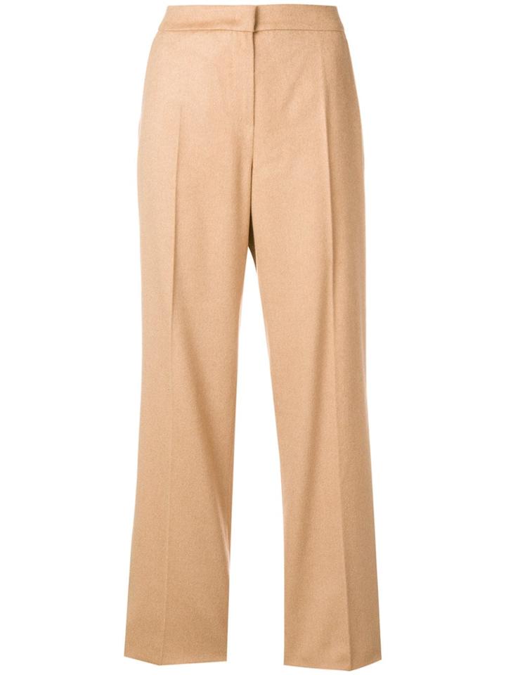 Max Mara Straight Leg Trousers - Nude & Neutrals