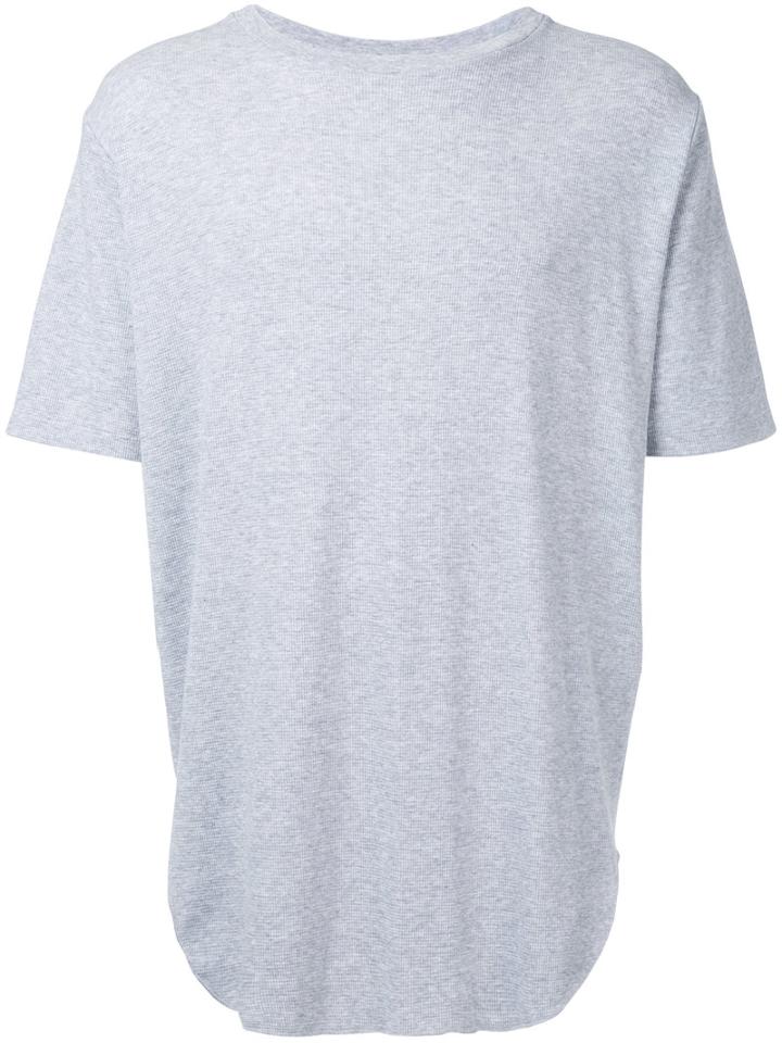 Monkey Time - Textured T-shirt - Men - Cotton - S, Grey, Cotton