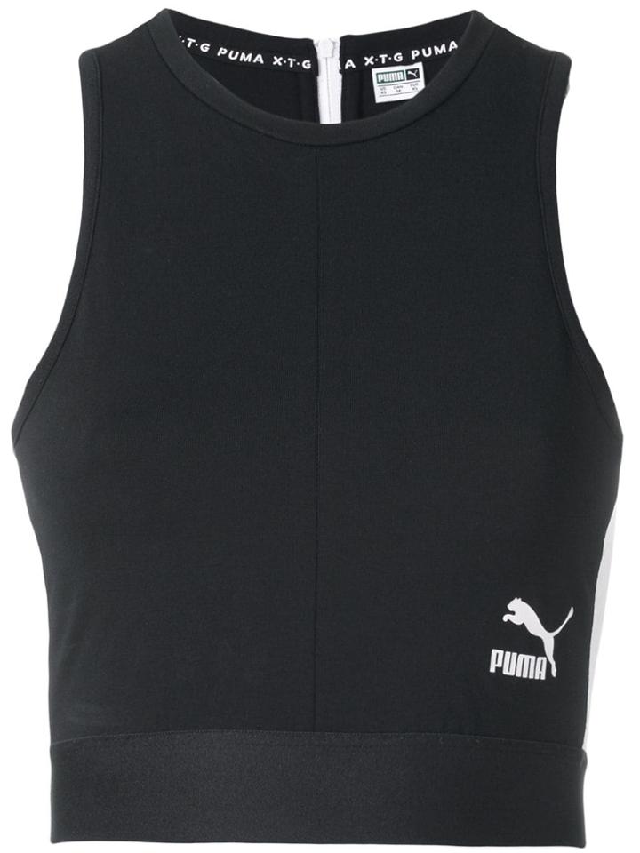 Puma Cutaway Tank Top - Black