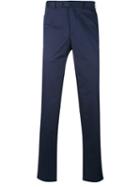 Canali - Tailored Trousers - Men - Cotton/spandex/elastane - 56, Blue, Cotton/spandex/elastane