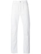 Stone Island Bianco Trousers, Men's, Size: 33, White, Cotton