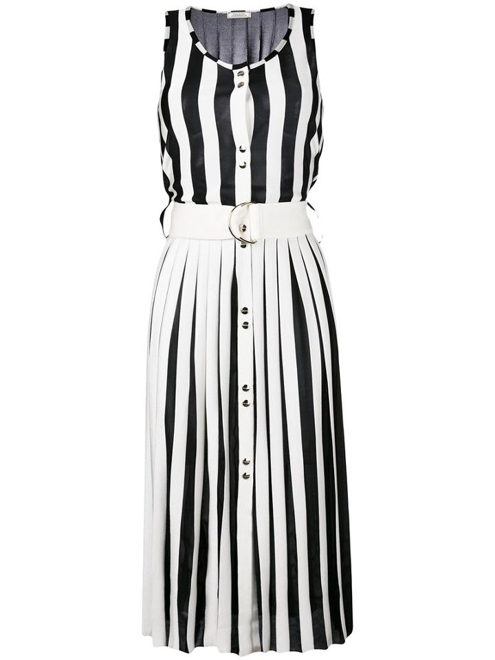 Nina Ricci - Pleated Sleeveless Dress - Women - Silk/spandex/elastane/viscose - M, Black, Silk/spandex/elastane/viscose