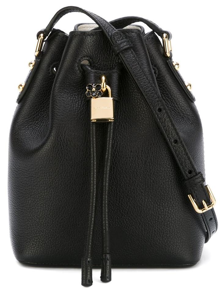 Dolce & Gabbana Small Claudia Bucket Shoulder Bag, Women's, Black, Calf Leather