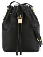 Dolce & Gabbana Small Claudia Bucket Shoulder Bag, Women's, Black, Calf Leather