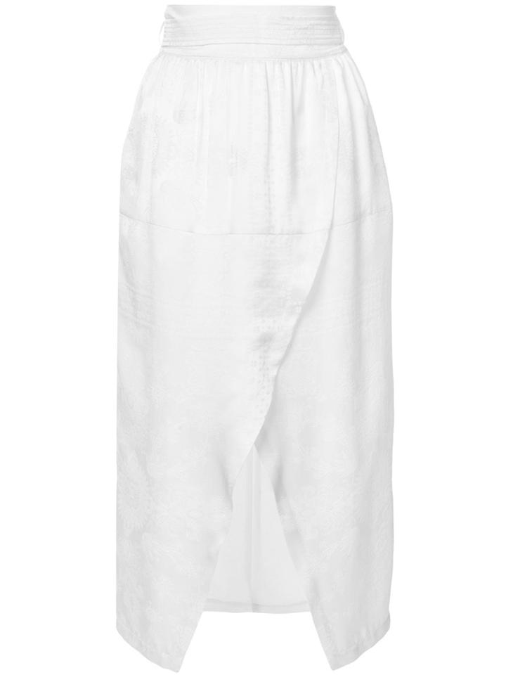 Philosophy Di Lorenzo Serafini Wrap Asymmetric Skirt - White