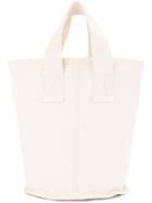 Cabas Small Laundry Tote - White
