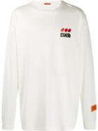 Heron Preston Oversized Print Top - White