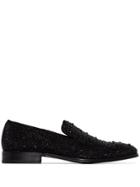 Alexander Mcqueen Amcq Velour Lfr Blk - Black