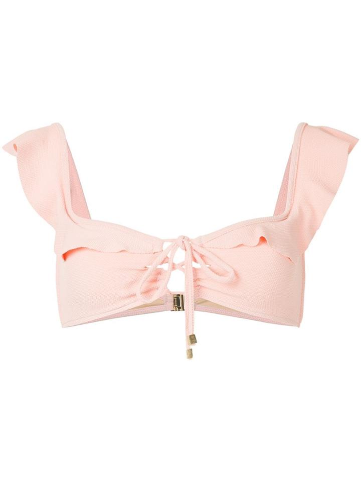 Suboo Marbella Ruffled Bandeau - Pink