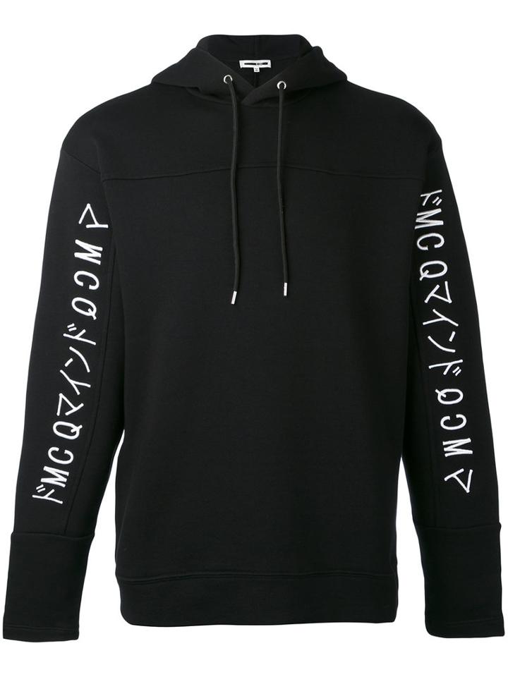 Mcq Alexander Mcqueen - Embroidered Logo Hoodie - Men - Cotton - L, Black, Cotton