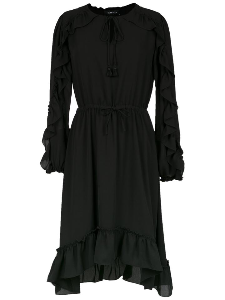 Olympiah Juli Ruffled Dress - Black
