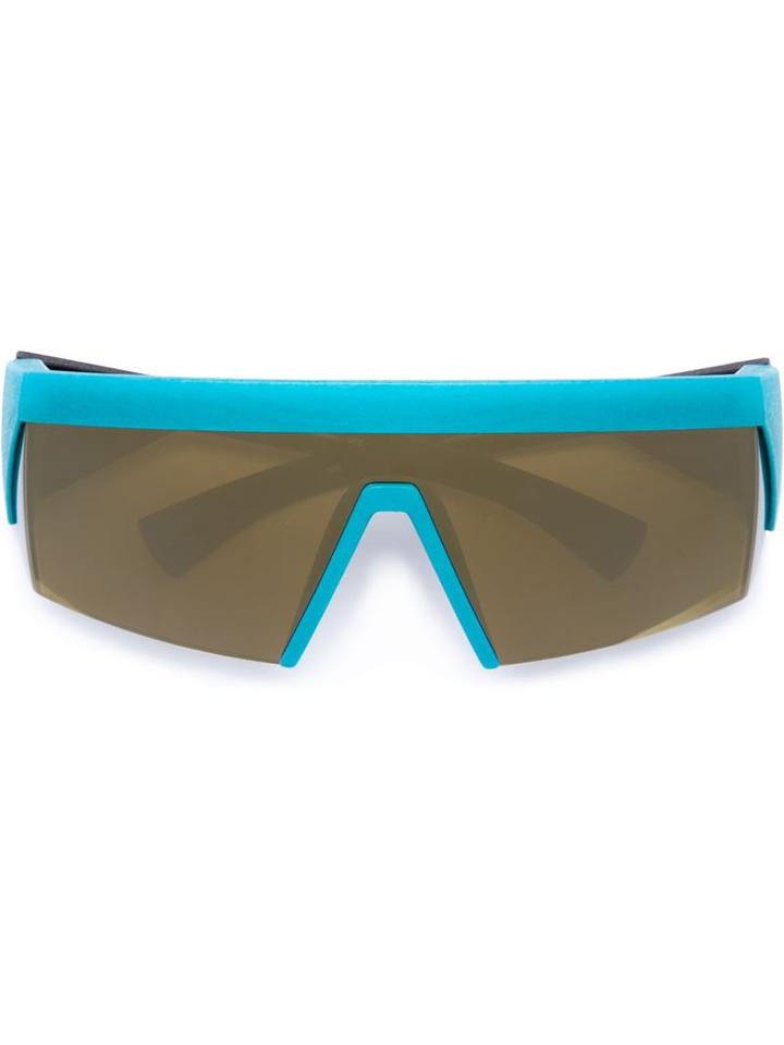 Mykita Square Frame Sunglasses, Adult Unisex, Black, Nylon