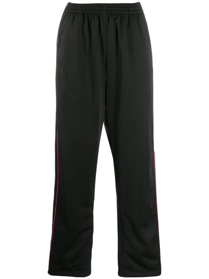 Balenciaga Striped Side Track Pants - Black