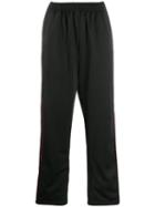Balenciaga Striped Side Track Pants - Black
