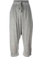 Lost & Found Ria Dunn Drop-crotch Drawstring Cropped Trousers