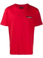 Les Hommes Logo Print T-shirt - Red